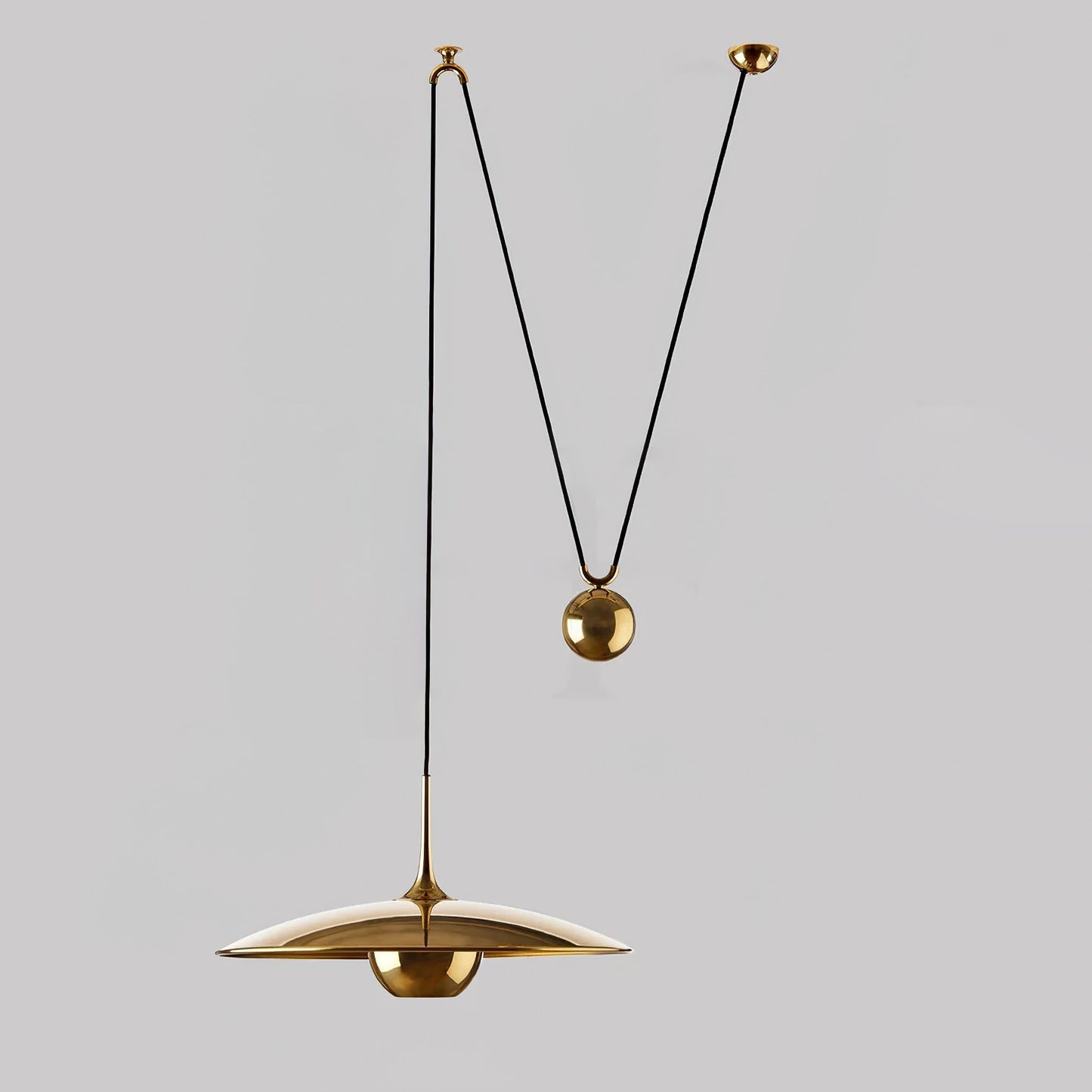 Zandorox | Koepel mid-century contragewicht hanglamp