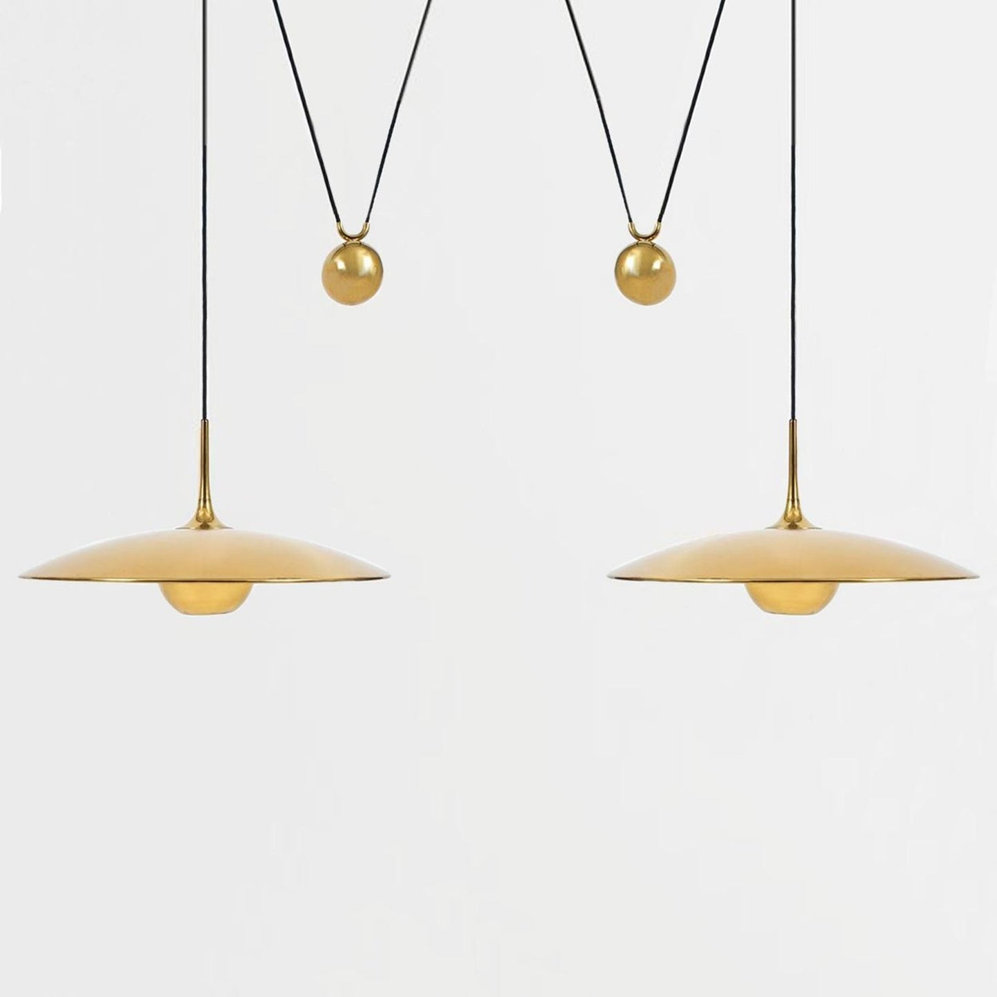 Zandorox | Koepel mid-century contragewicht hanglamp