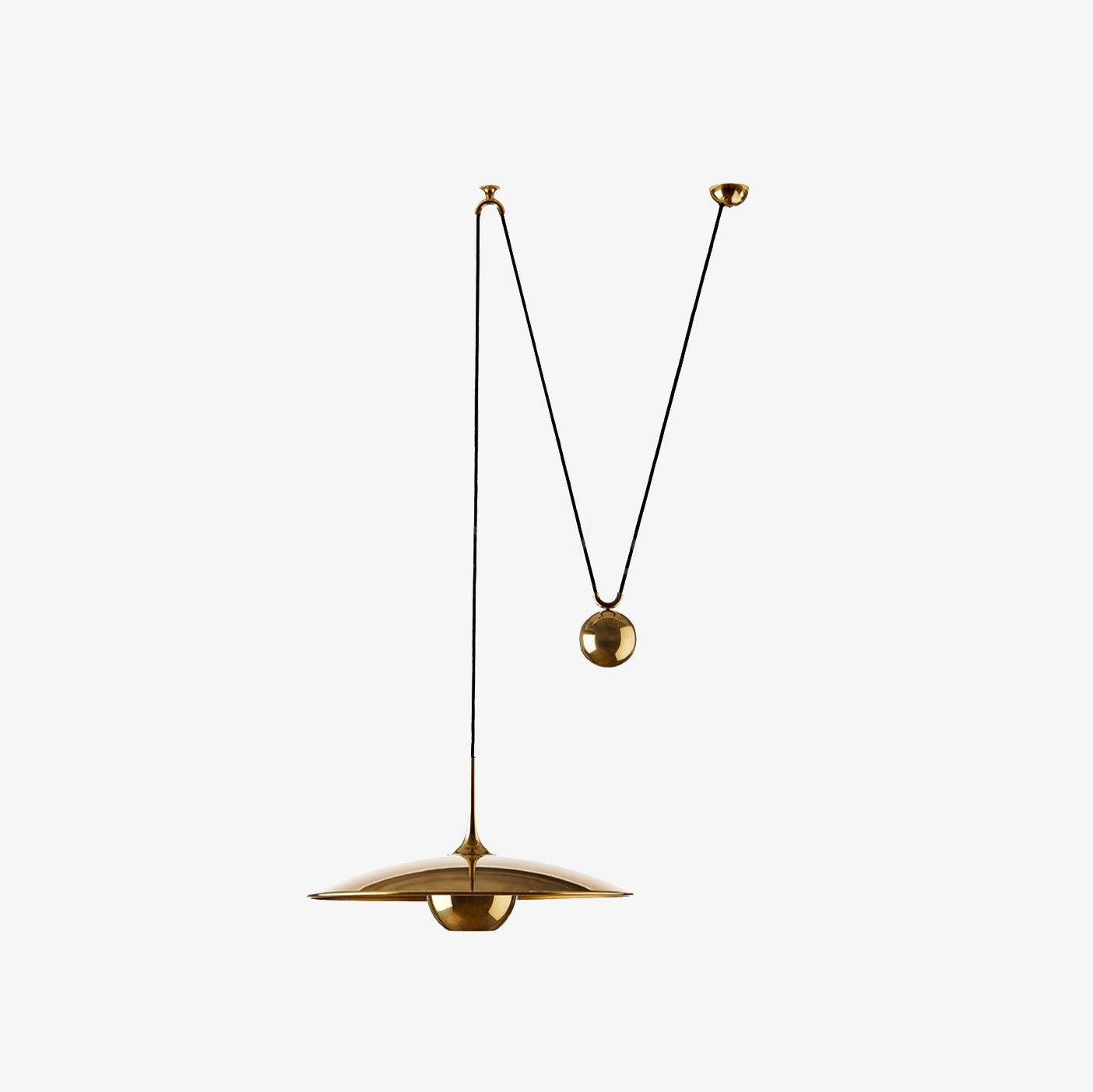 Zandorox | Koepel mid-century contragewicht hanglamp