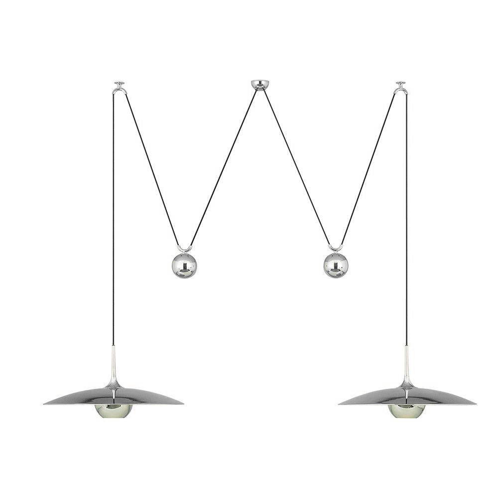 Zandorox | Koepel mid-century contragewicht hanglamp
