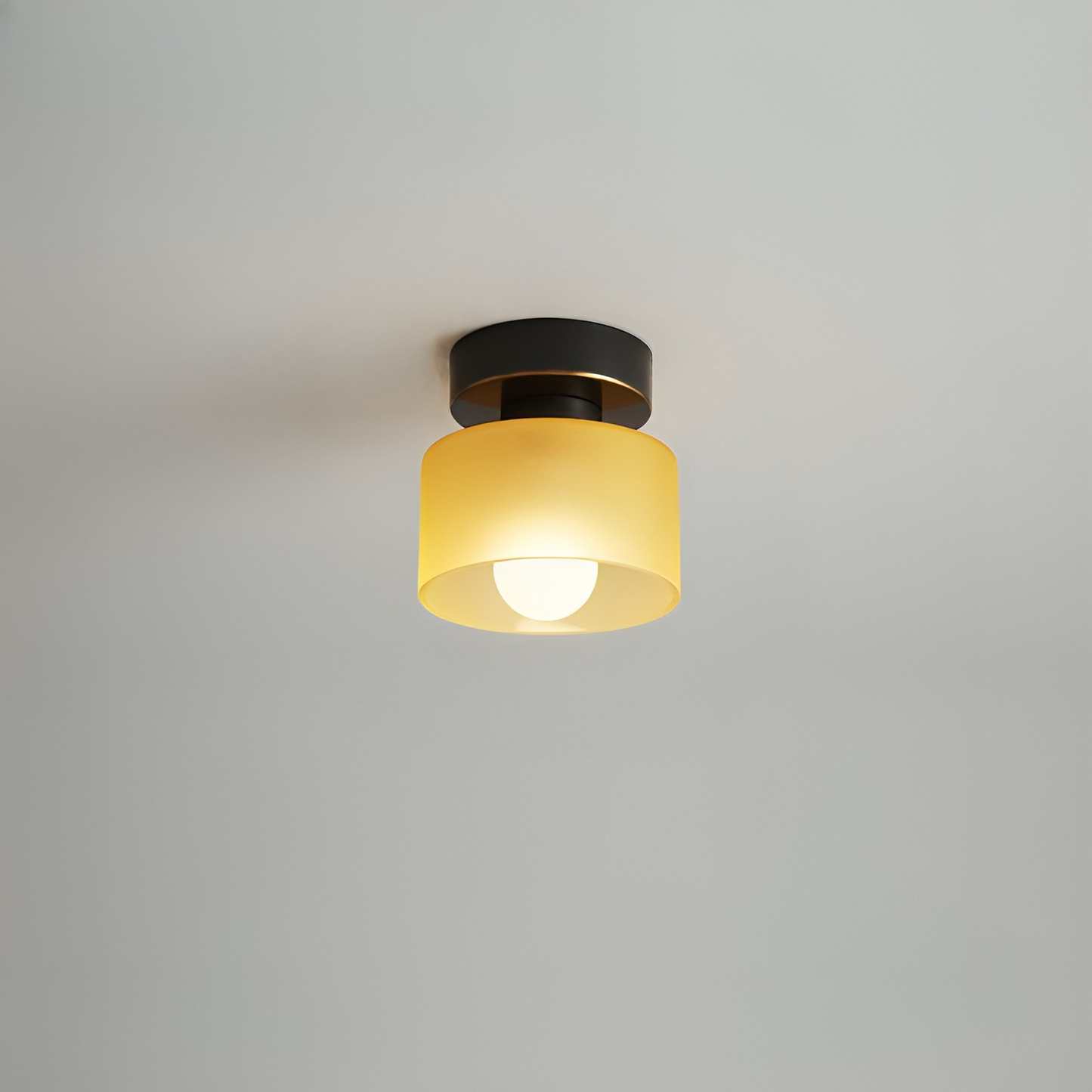 Aurel | Moderne Bauhaus Cilindrische Glas Plafondlamp