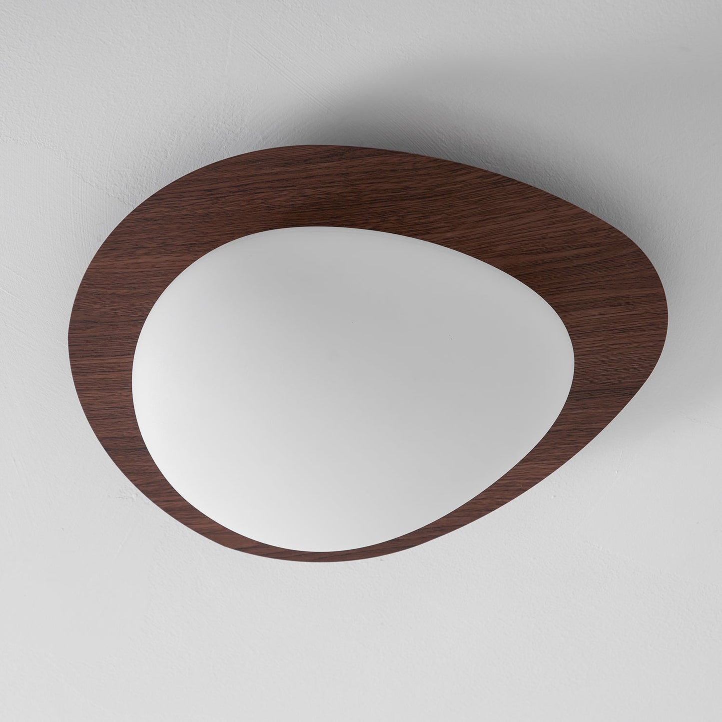Elenorris | Sculpturale Kiezel Silhouet Opbouw Plafondlamp