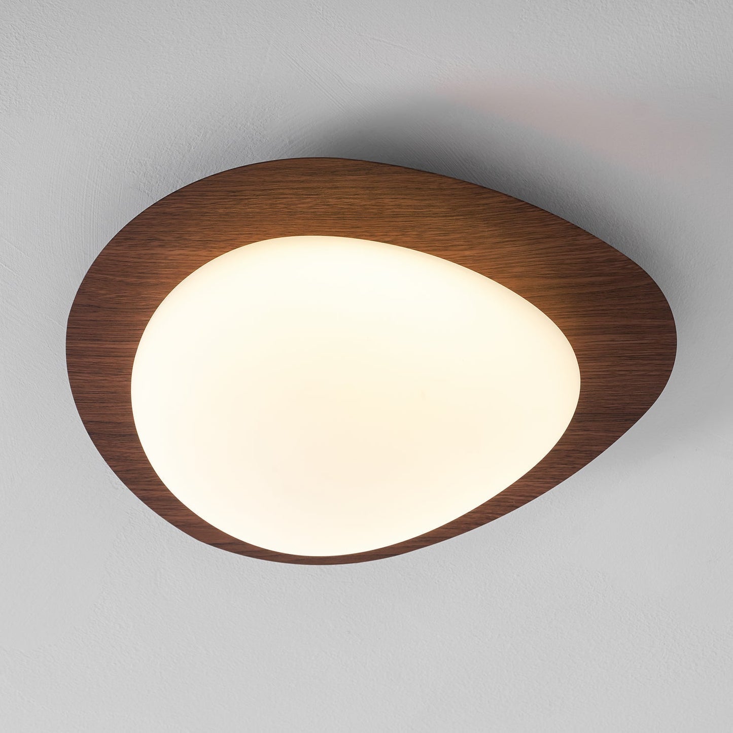 Elenorris | Sculpturale Kiezel Silhouet Opbouw Plafondlamp