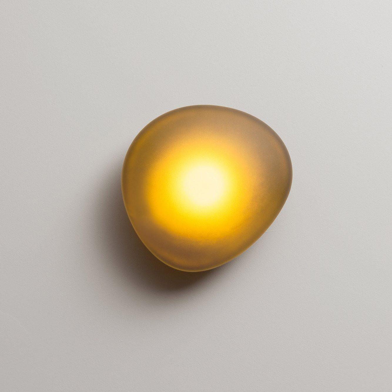 Caldrion | Met de Hand Geblazen Glazen Kiezel Wandlamp