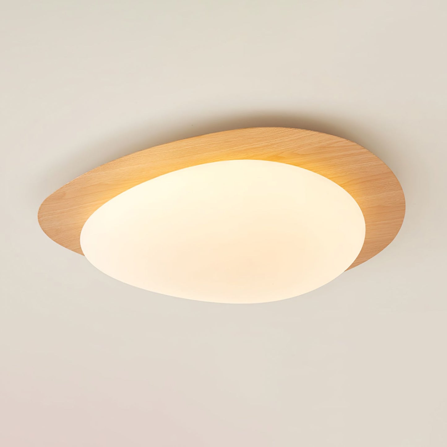 Elenorris | Sculpturale Kiezel Silhouet Opbouw Plafondlamp