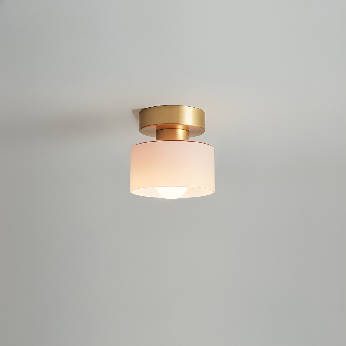 Aurel | Moderne Bauhaus Cilindrische Glas Plafondlamp