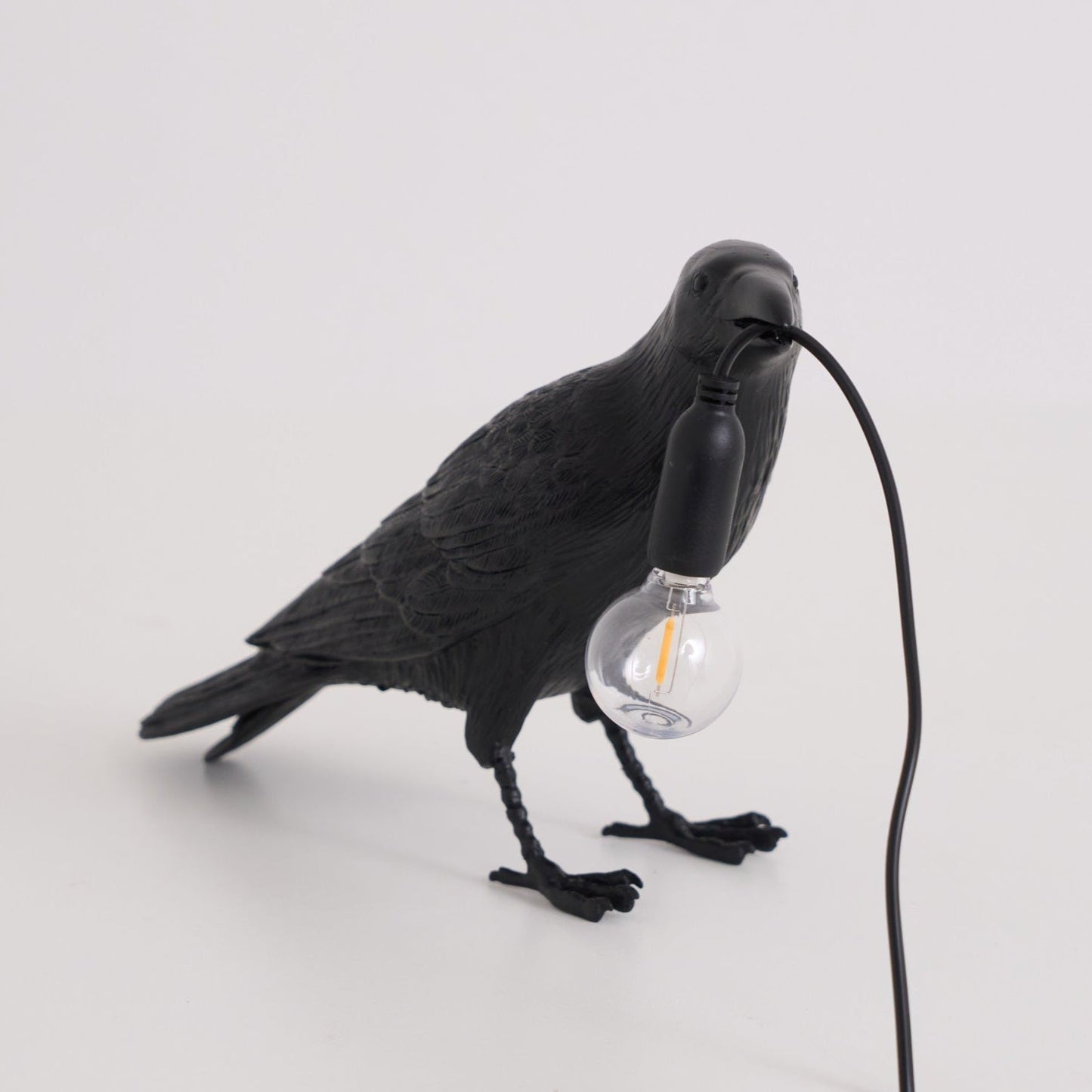 Bristhow | Gotische Sculpturale Vogel Raaf Tafellamp