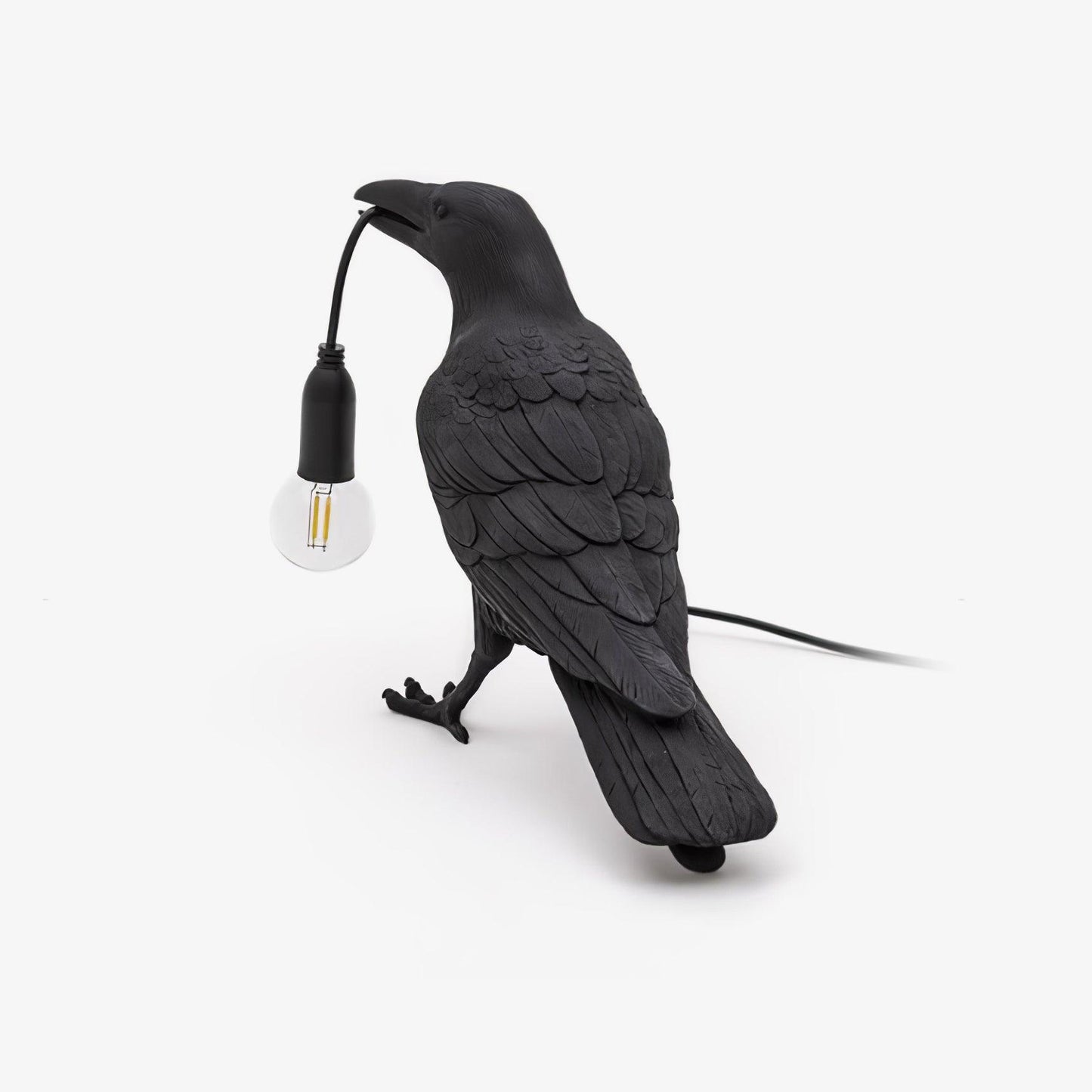 Bristhow | Gotische Sculpturale Vogel Raaf Tafellamp