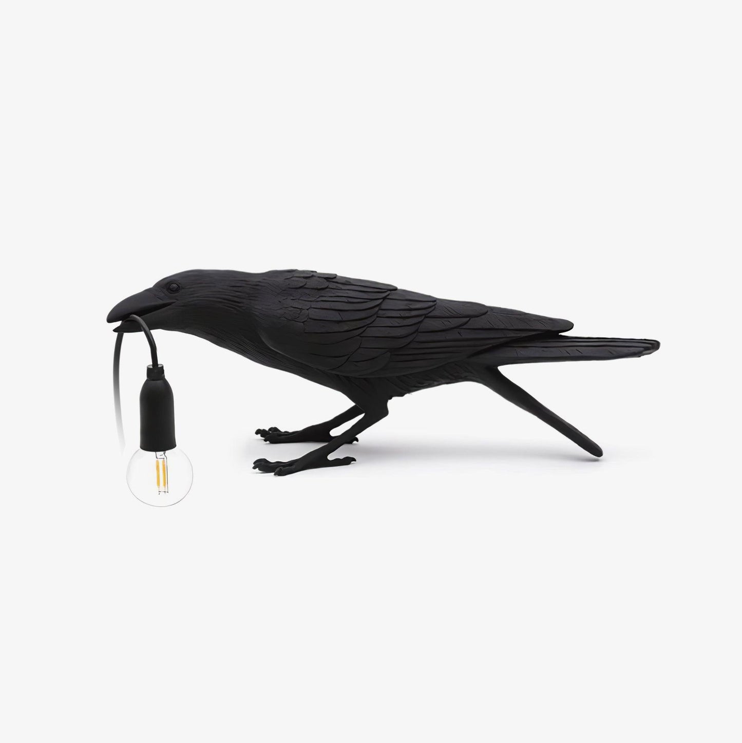 Bristhow | Gotische Sculpturale Vogel Raaf Tafellamp