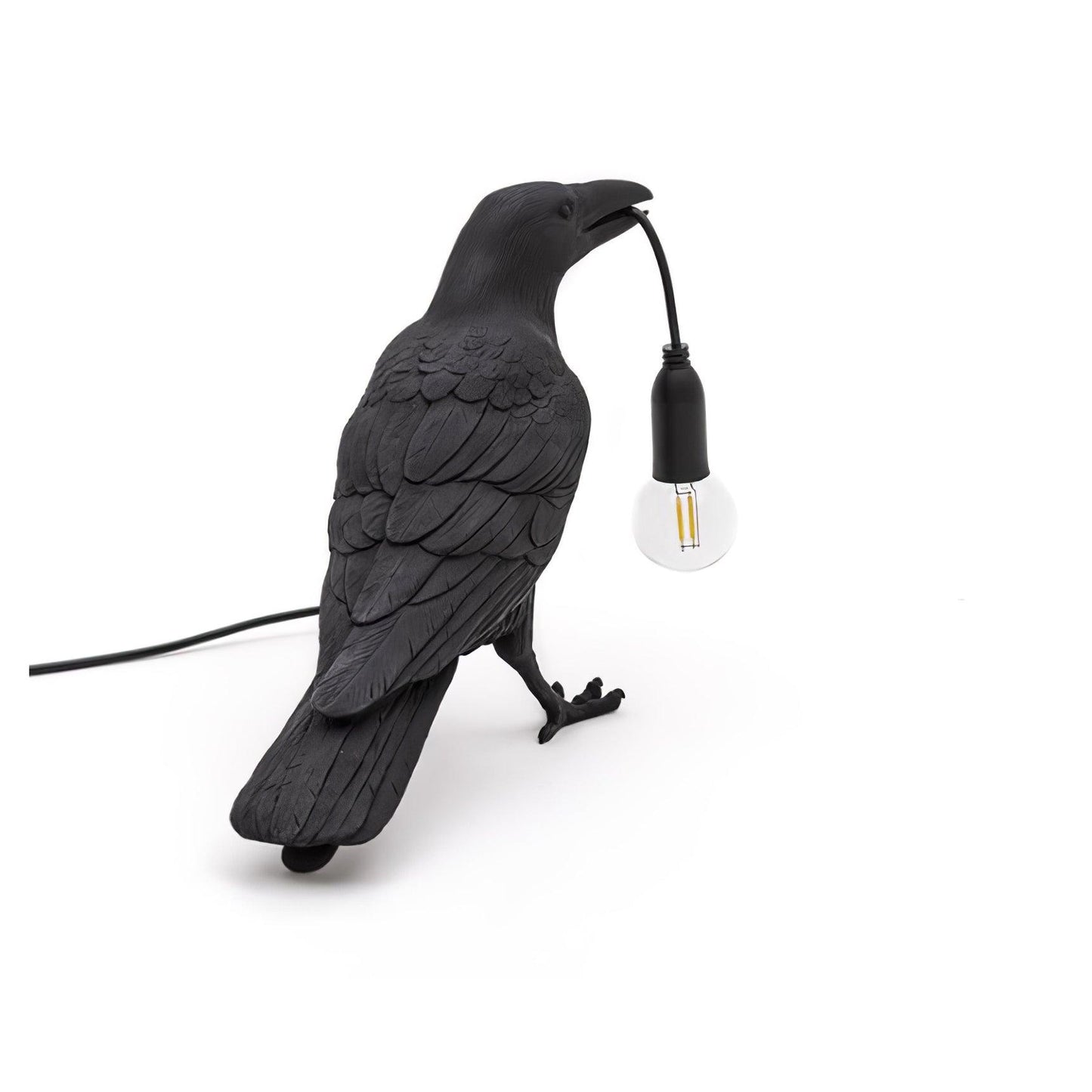 Bristhow | Gotische Sculpturale Vogel Raaf Tafellamp