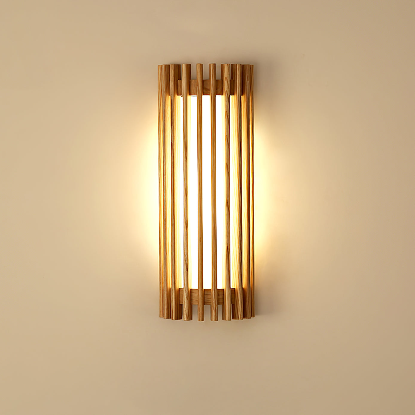 Arbor | Minimalistische Natuurlijke Houtnerf Wandlamp