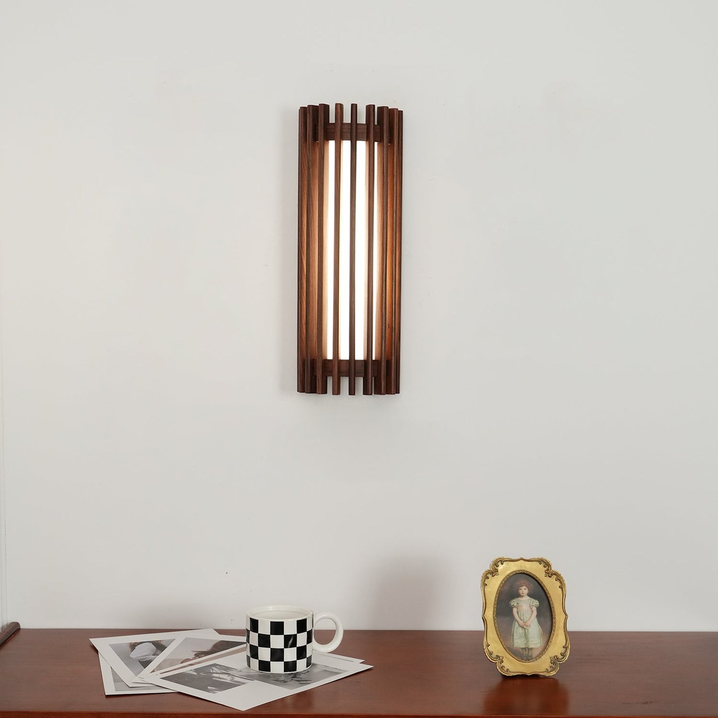 Arbor | Minimalistische Natuurlijke Houtnerf Wandlamp