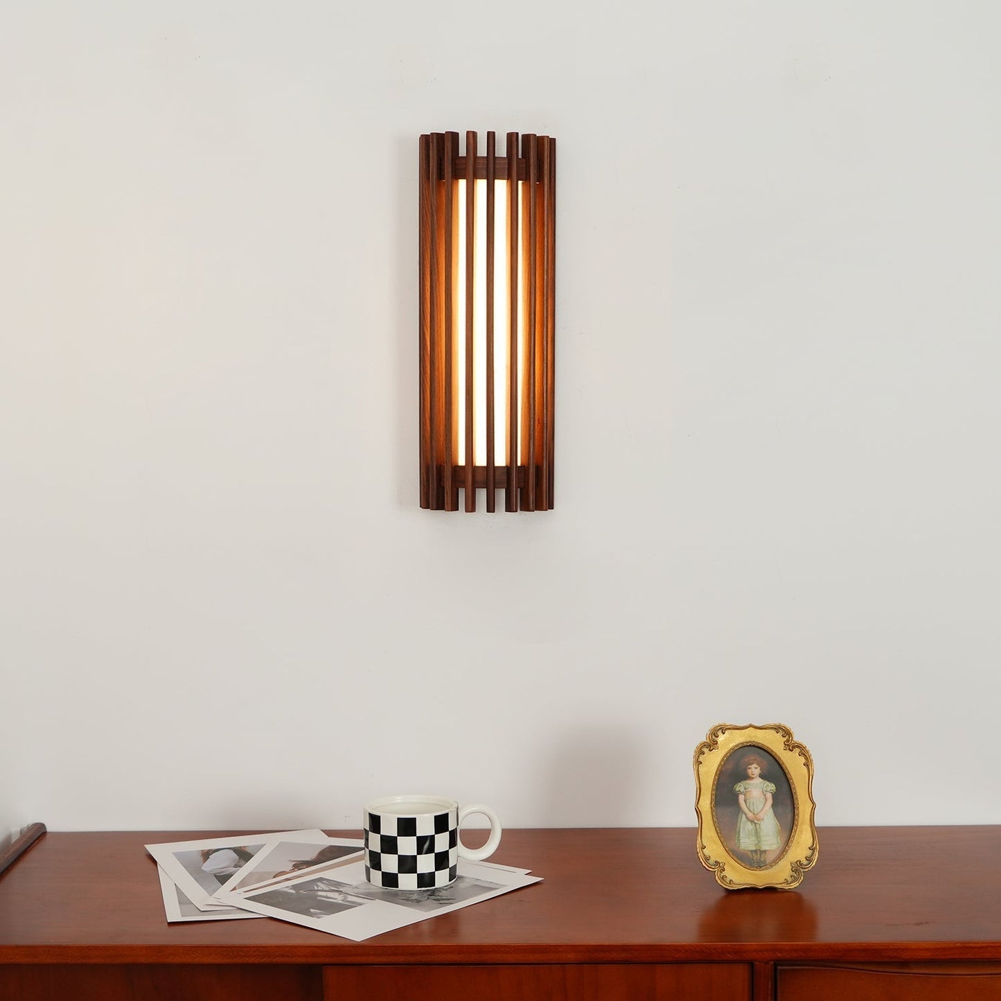 Arbor | Minimalistische Natuurlijke Houtnerf Wandlamp