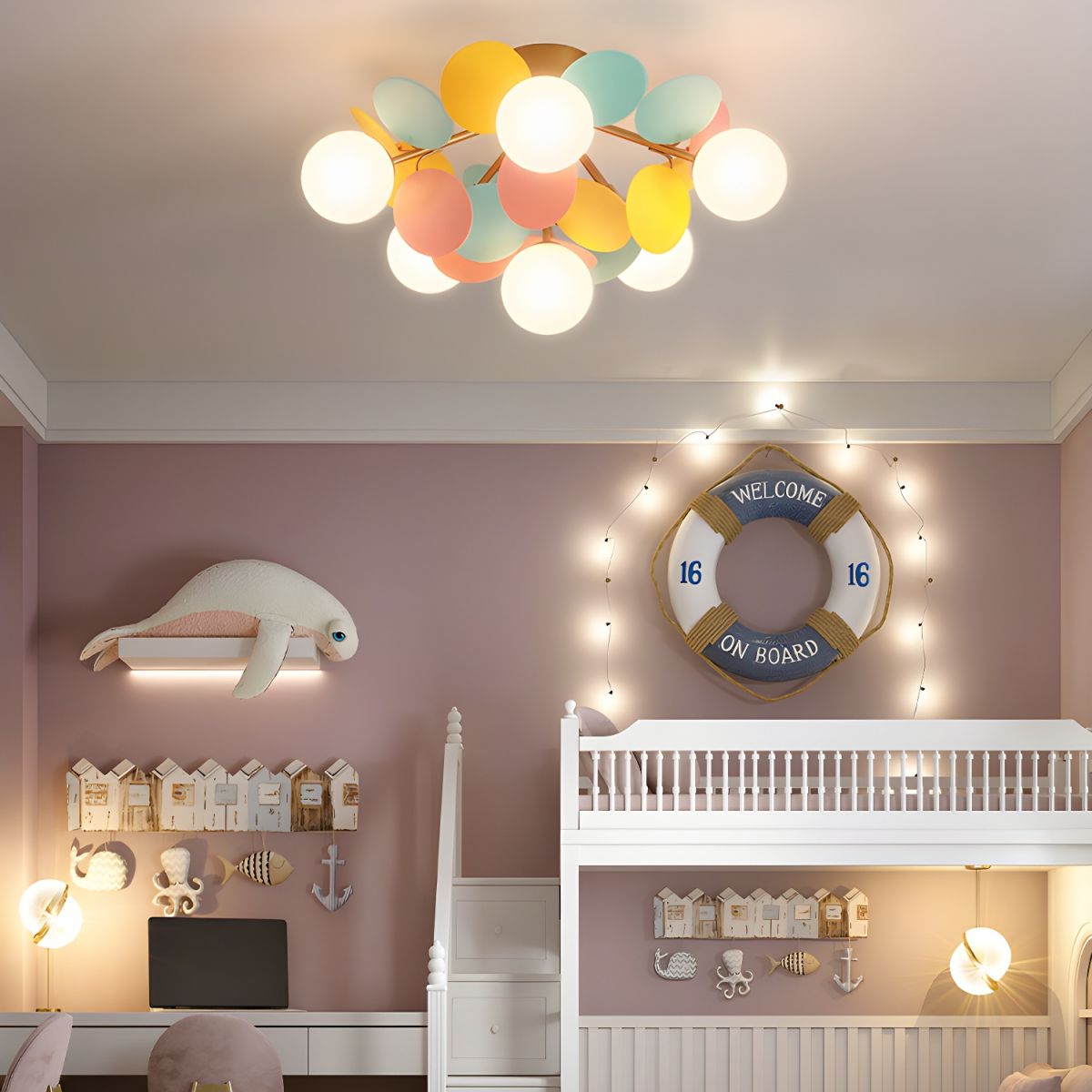 Kalythos | Sculpturale Geometrische Schijf Cluster Semi Opbouw Plafondlamp