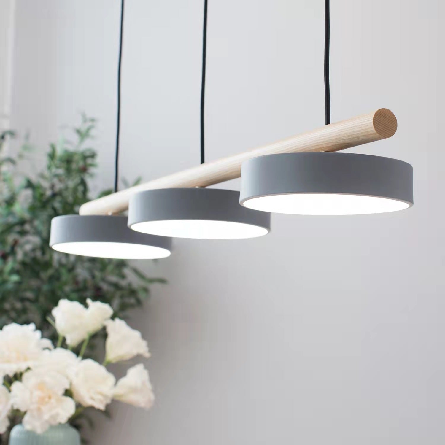 Aves | Moderne Hout en Hars Vogel Geïnspireerde Hanglamp