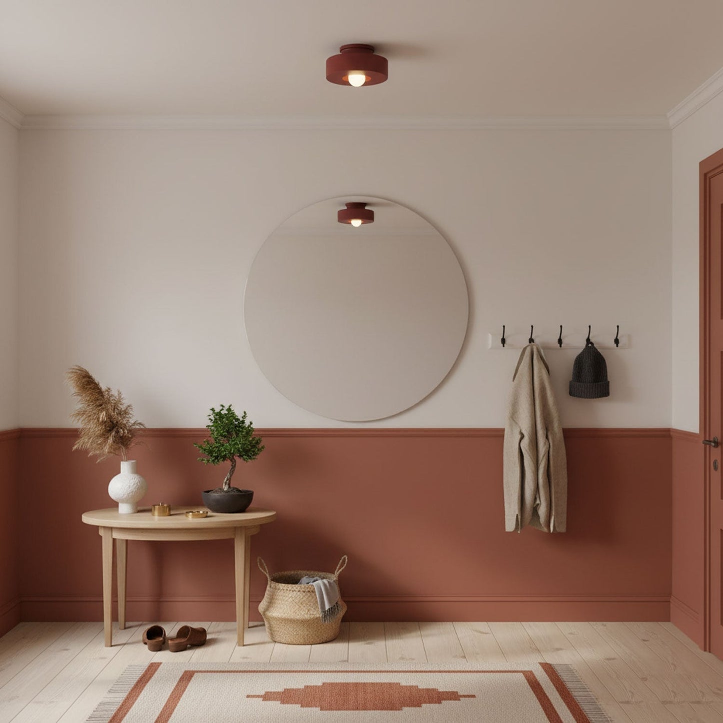 Zorvandra | Architectonische Gelaagde Geometrische Hars Plafondlamp