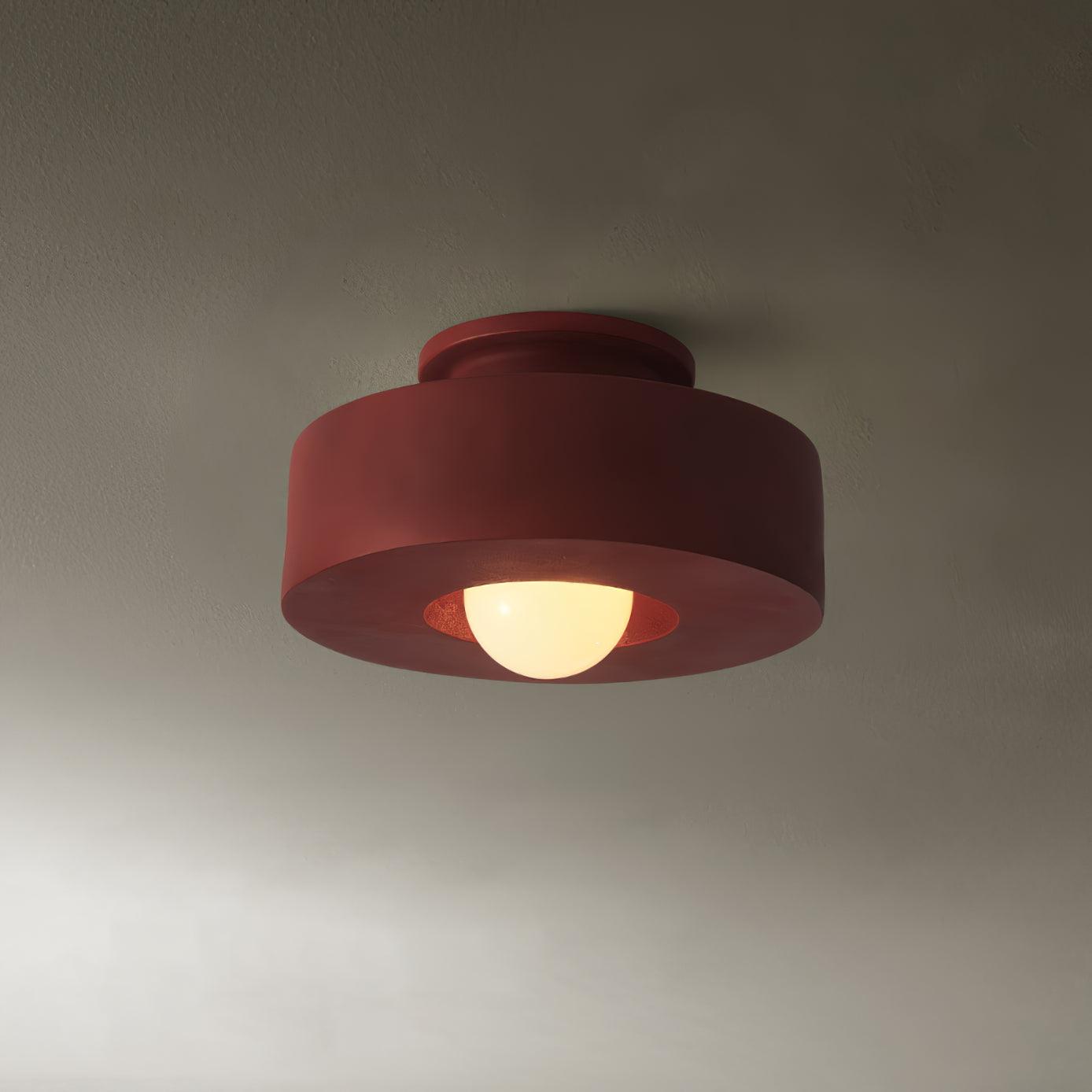 Zorvandra | Architectonische Gelaagde Geometrische Hars Plafondlamp
