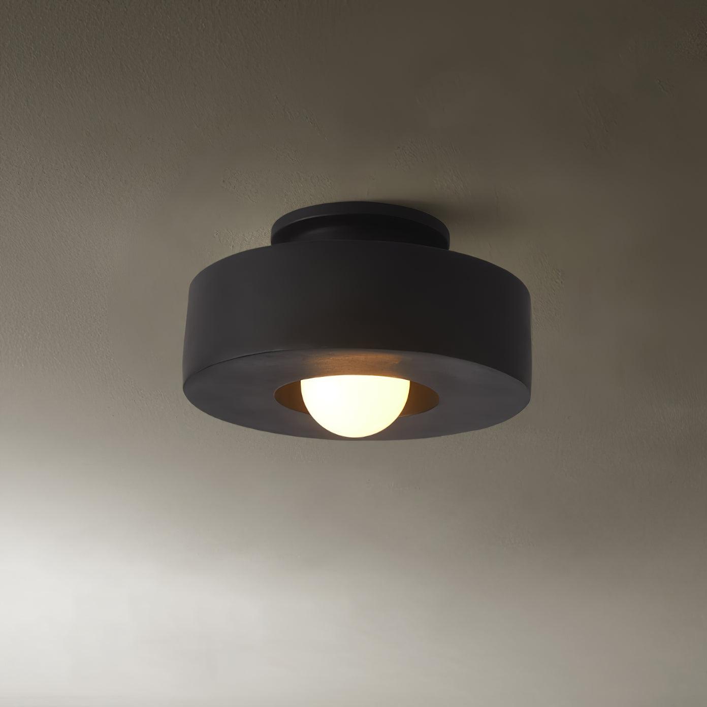Zorvandra | Architectonische Gelaagde Geometrische Hars Plafondlamp
