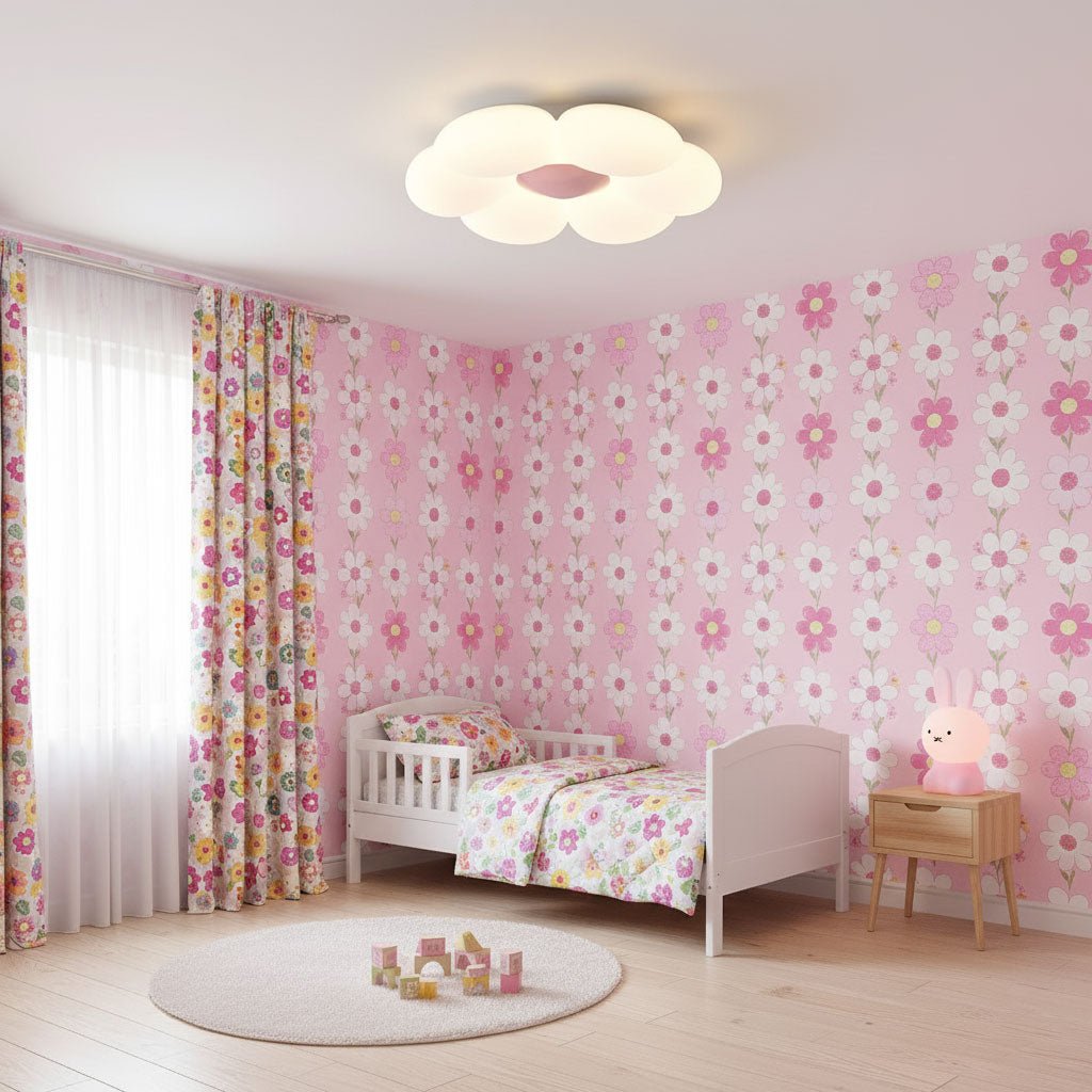 Kaledrin | Bloemmotief silhouet bloeiende opbouw plafondlamp