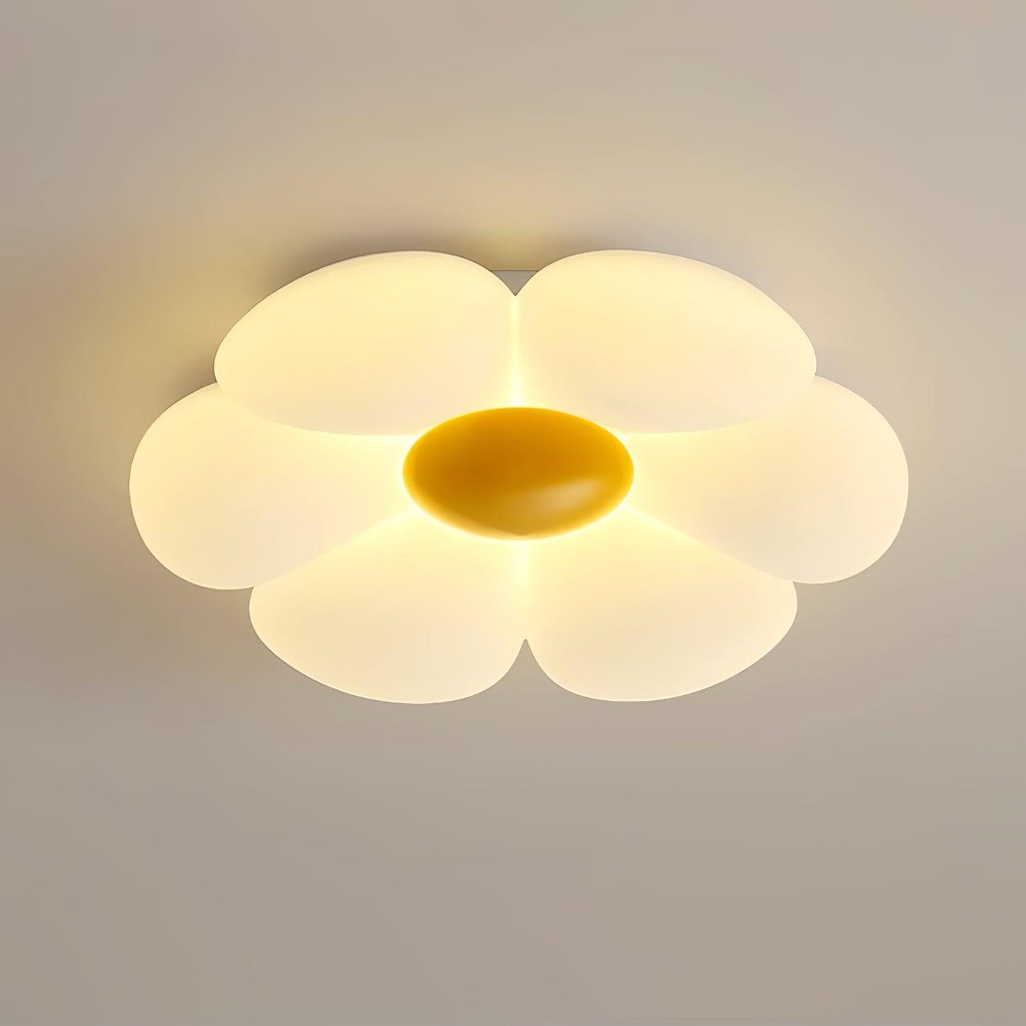 Lyravind | Hexagonale Bloemblaadje Silhouet Inbouw Plafondlamp