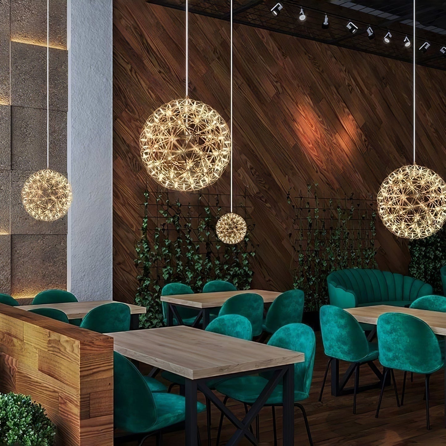 Olysian | Luxe Sferische Sterrenburst Hanglamp