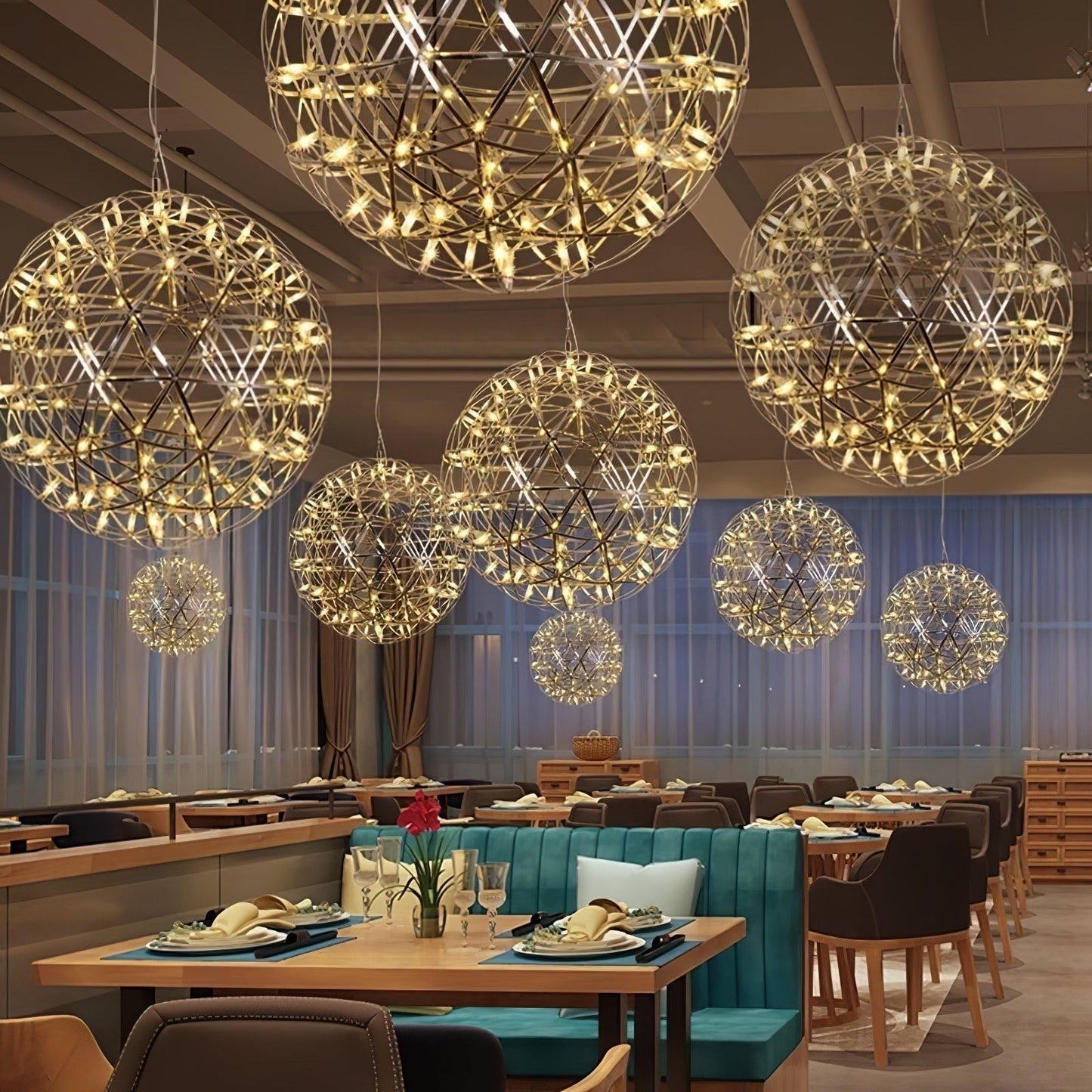 Olysian | Luxe Sferische Sterrenburst Hanglamp