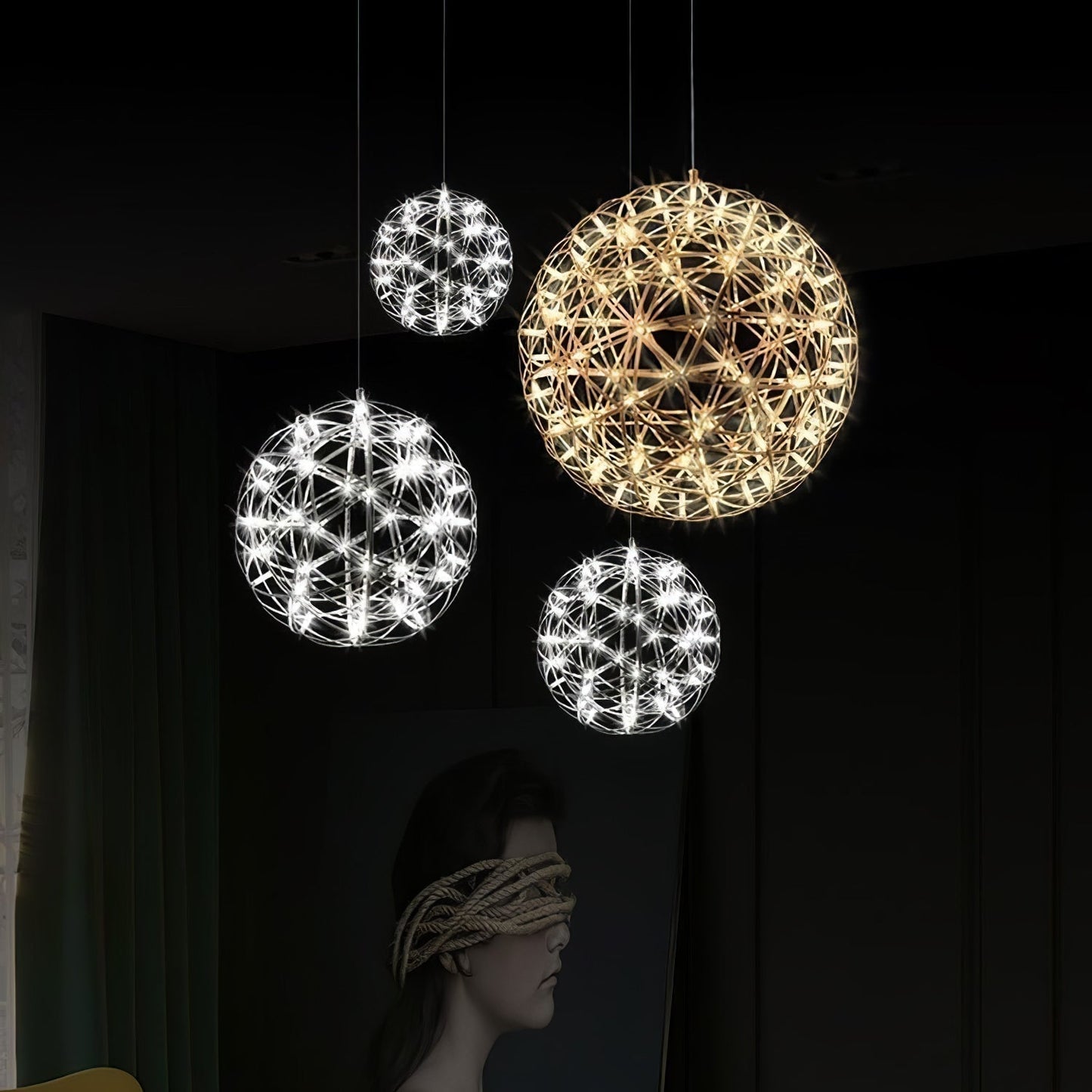 Olysian | Luxe Sferische Sterrenburst Hanglamp