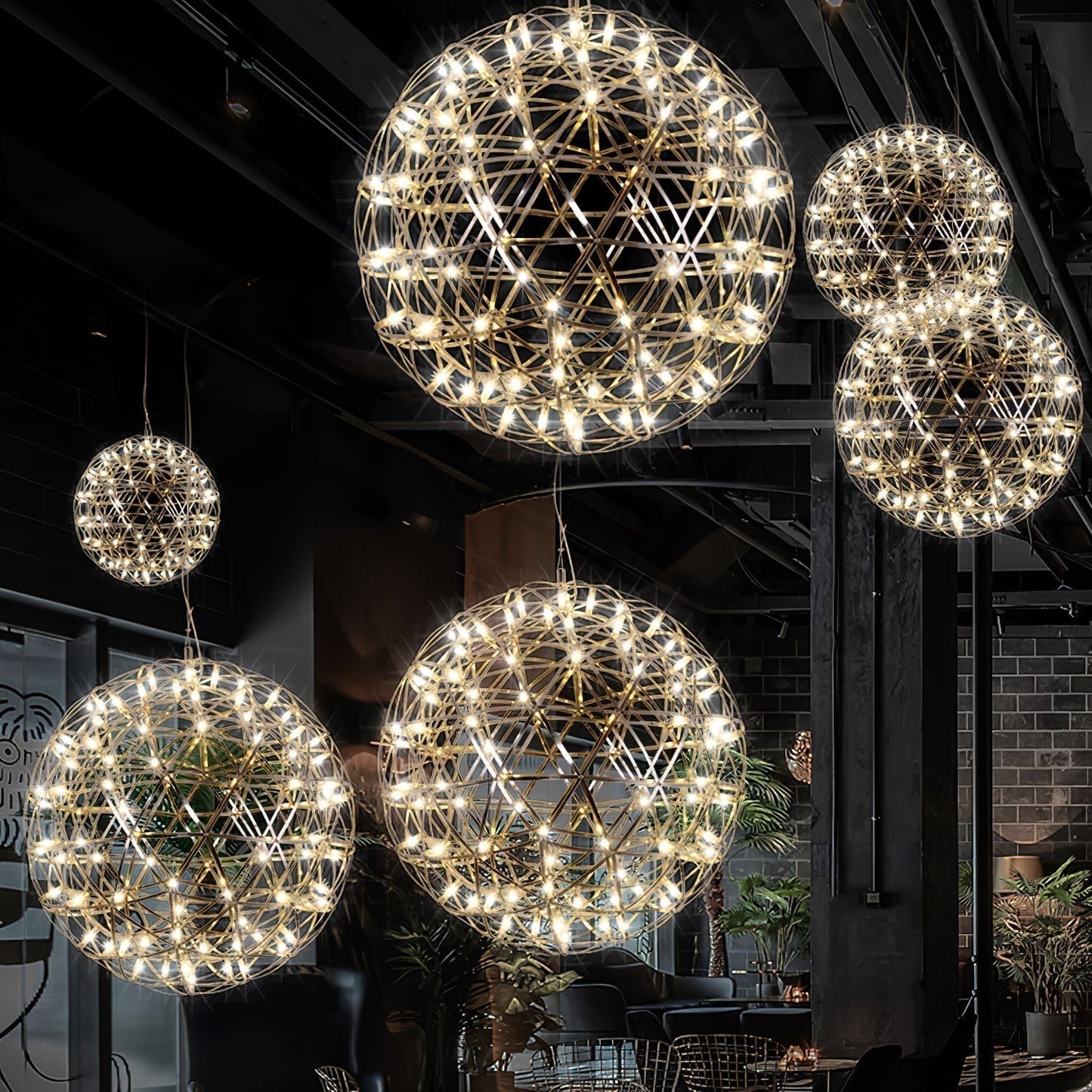 Olysian | Luxe Sferische Sterrenburst Hanglamp