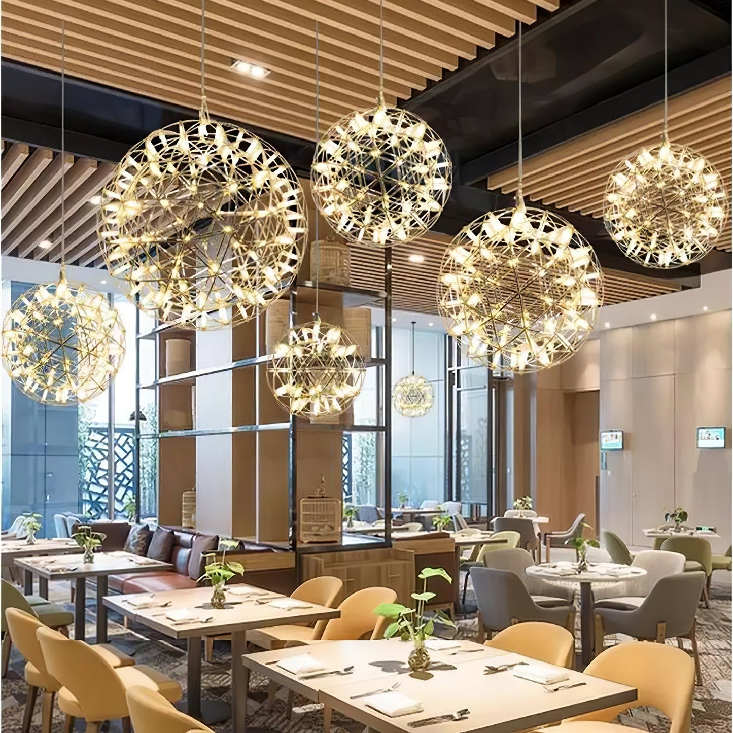 Olysian | Luxe Sferische Sterrenburst Hanglamp