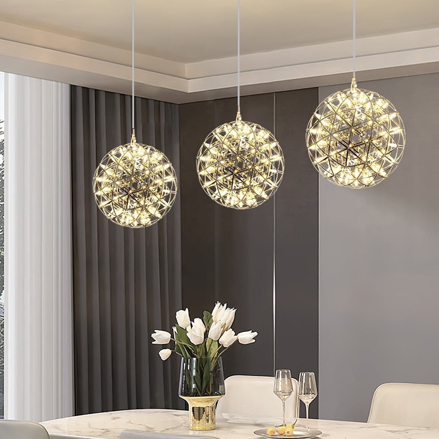 Olysian | Luxe Sferische Sterrenburst Hanglamp