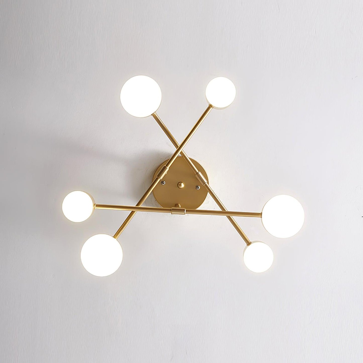Lyrixen | Minimalistische Acryl Geometrische Sputnik Plafondlamp