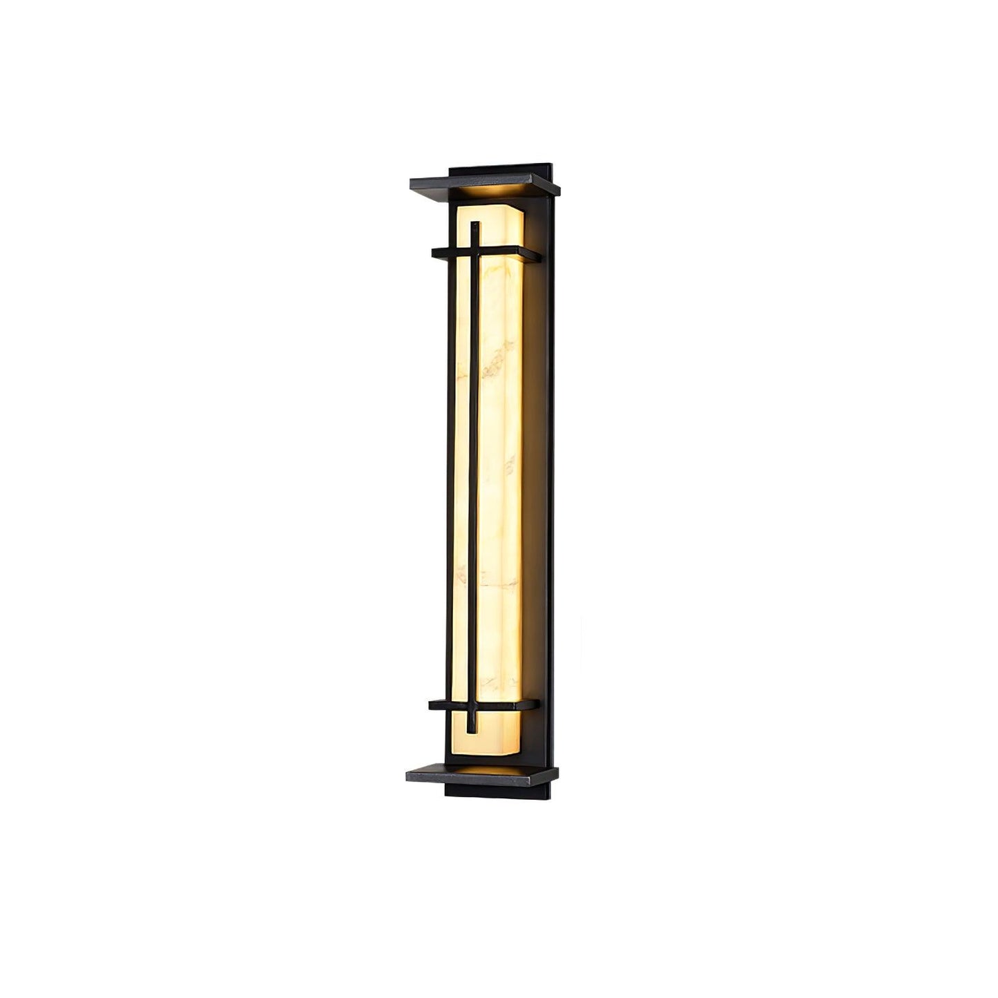 Rayen | Moderne Vierkante Alabaster Waterdichte Buiten Wandlamp
