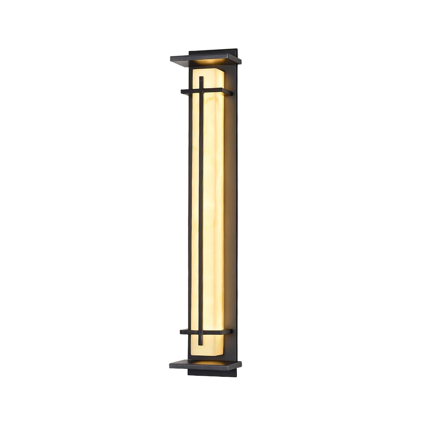 Rayen | Moderne Vierkante Alabaster Waterdichte Buiten Wandlamp