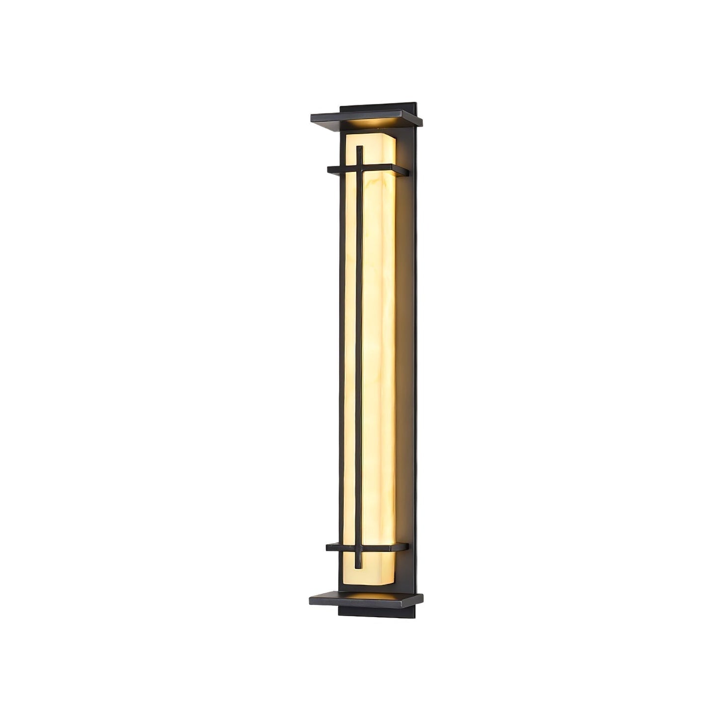 Rayen | Moderne Vierkante Alabaster Waterdichte Buiten Wandlamp