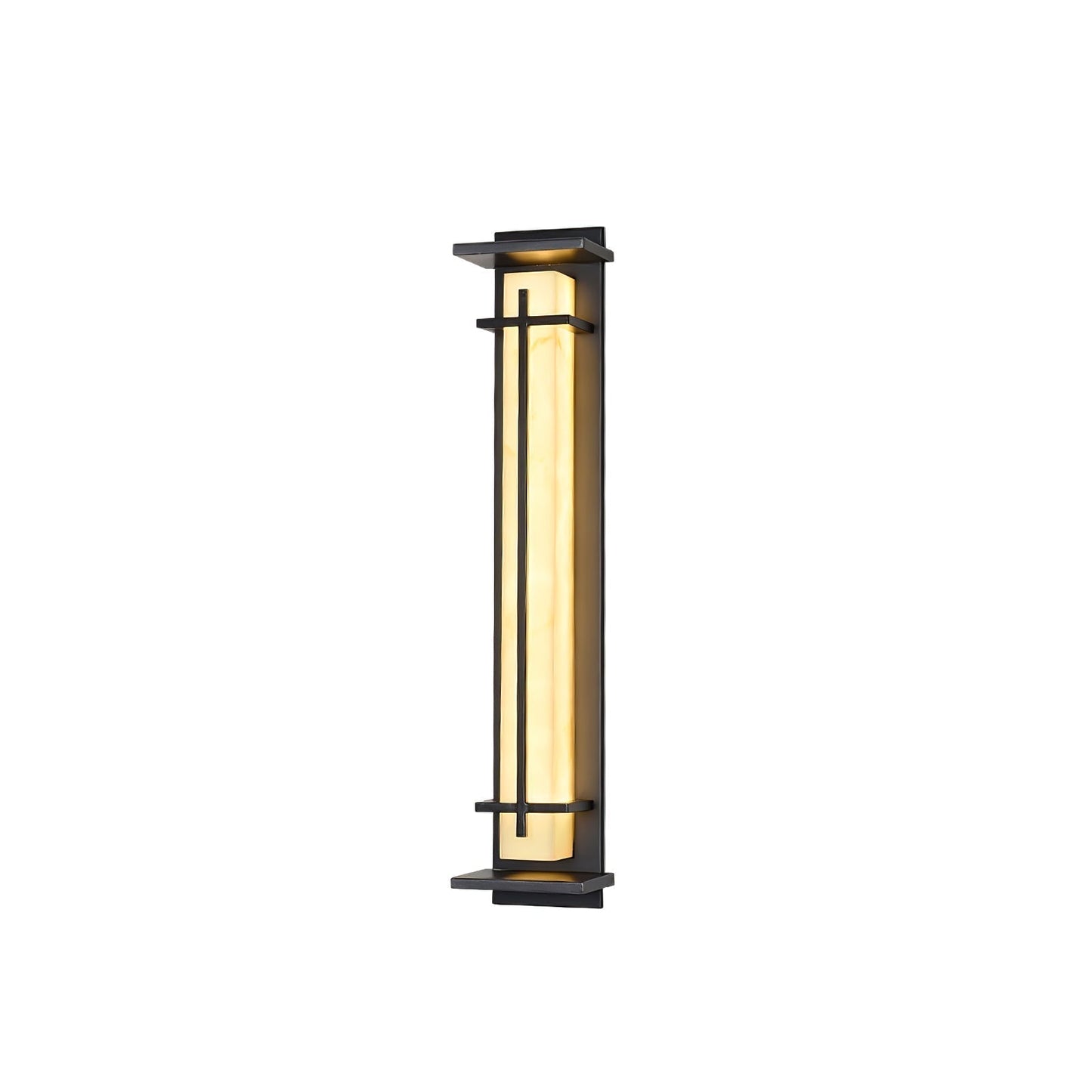 Rayen | Moderne Vierkante Alabaster Waterdichte Buiten Wandlamp