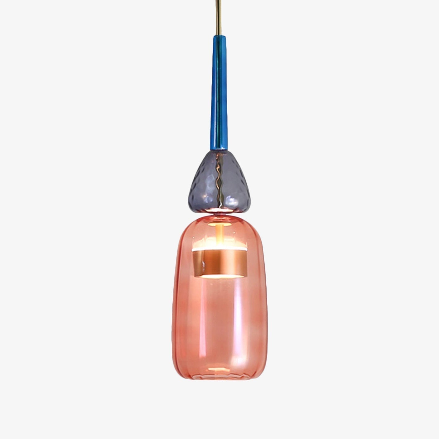 Zynthera | Moderne Noordse glazen LED hanglamp