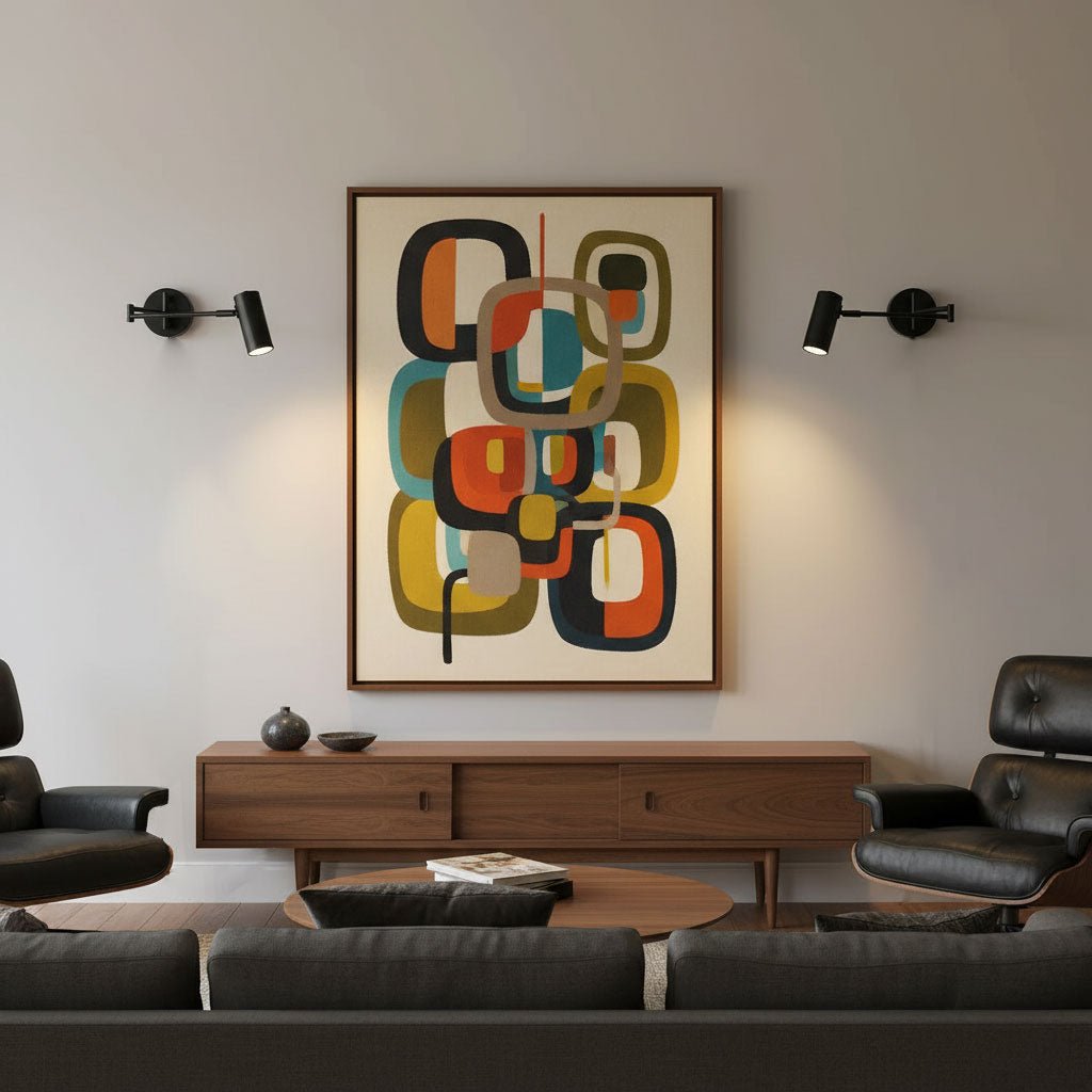Mondorim | Lineaire Minimalistische Geometrische Verstelbare Schommelarm Wandlamp