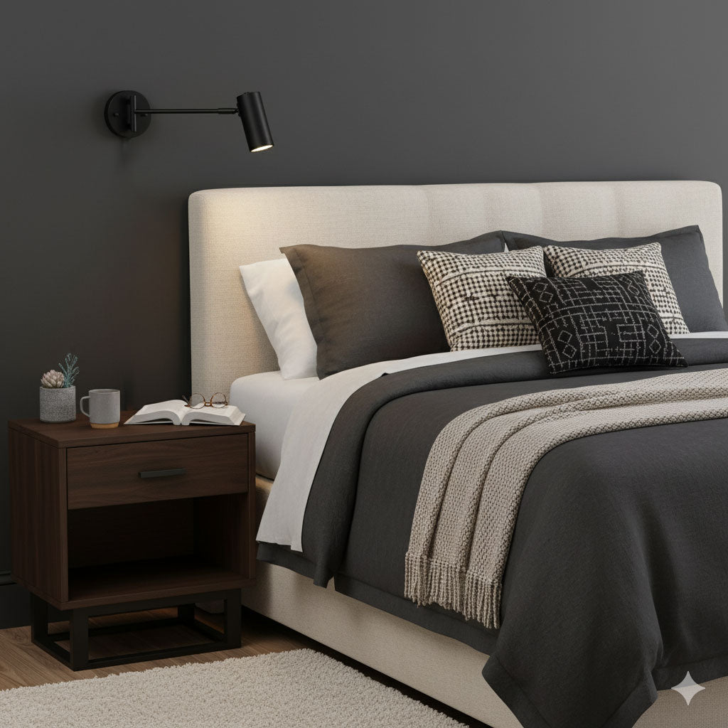 Mondorim | Lineaire Minimalistische Geometrische Verstelbare Schommelarm Wandlamp