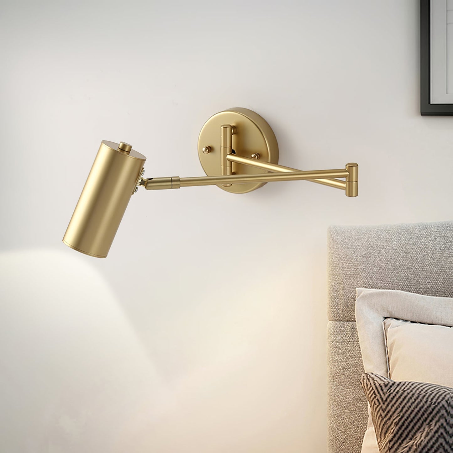 Mondorim | Lineaire Minimalistische Geometrische Verstelbare Schommelarm Wandlamp