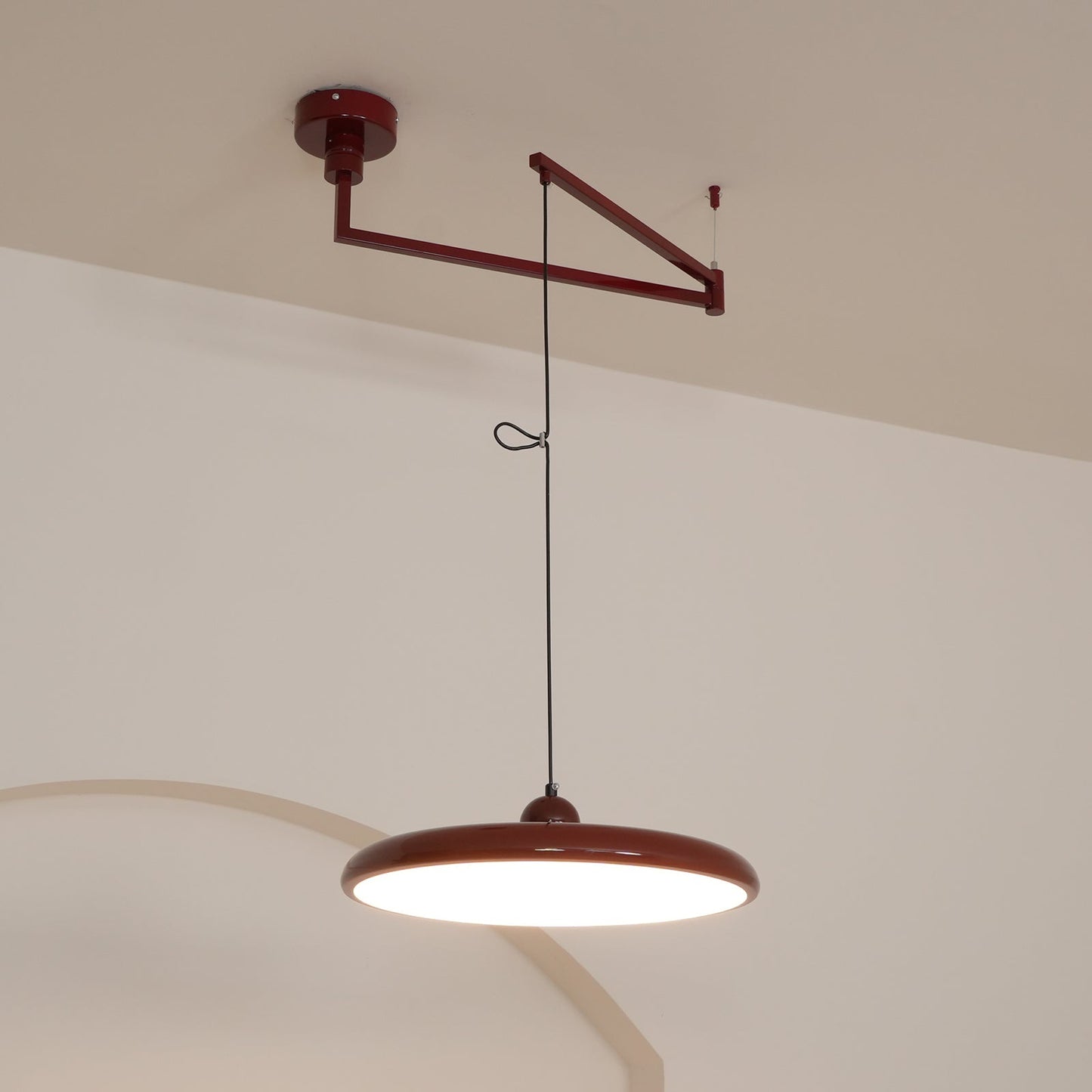 Aris | Morandi-Inspiratie Verstelbare Swingarm Hanglamp