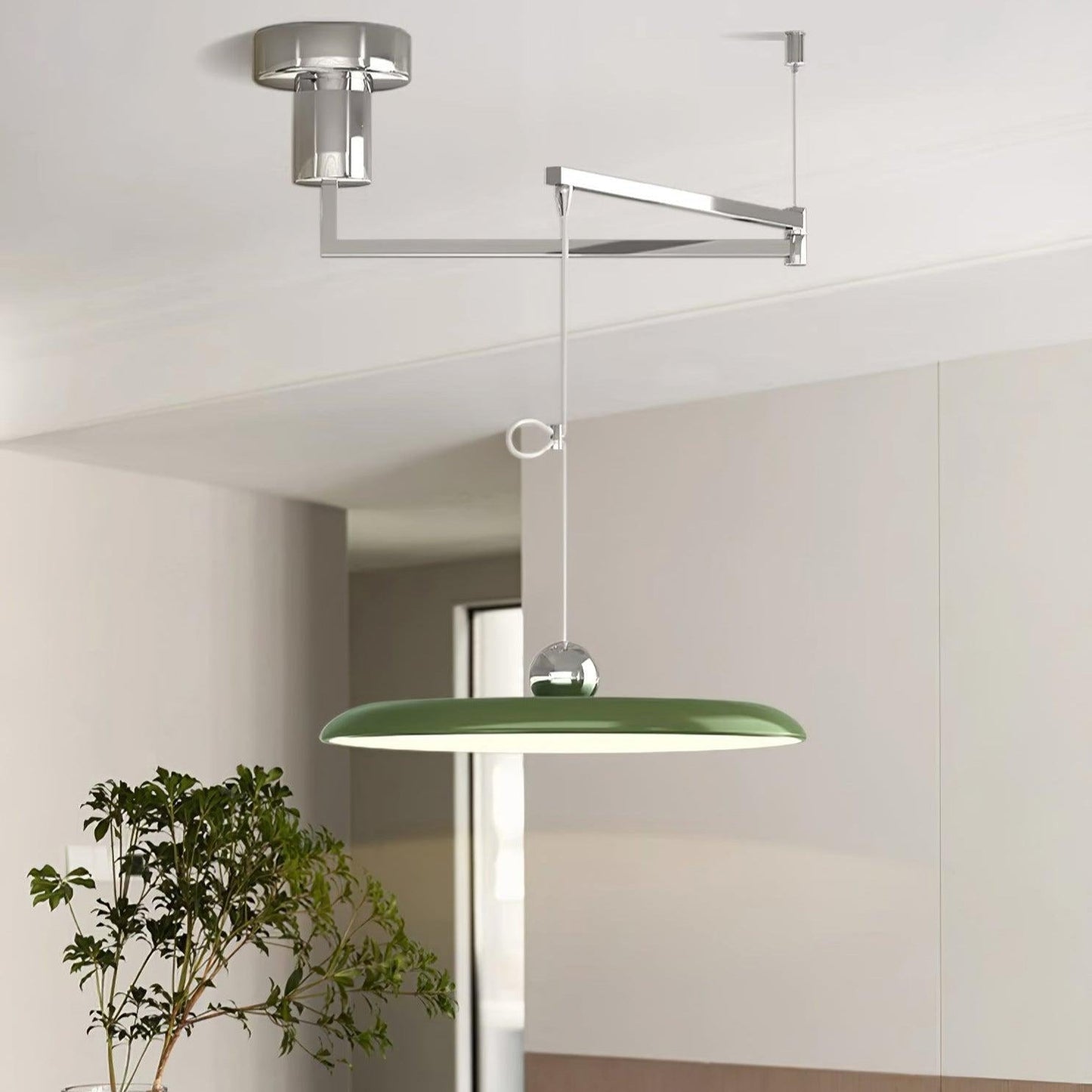 Aris | Morandi-Inspiratie Verstelbare Swingarm Hanglamp