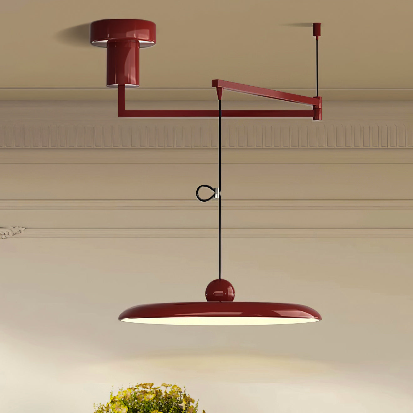 Aris | Morandi-Inspiratie Verstelbare Swingarm Hanglamp