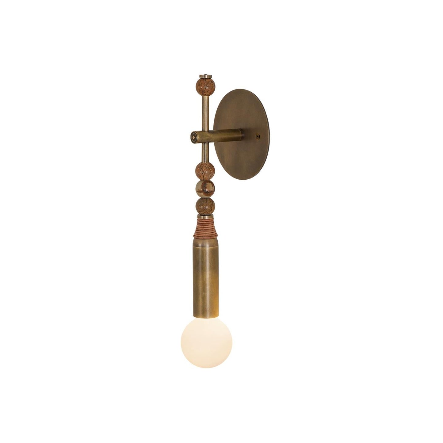 Mirathen | Sculpturale geperforeerde marmeren wandlamp