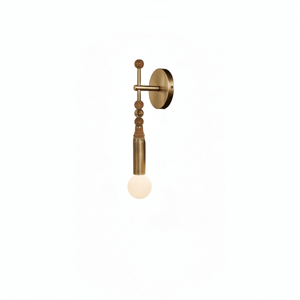 Mirathen | Sculpturale geperforeerde marmeren wandlamp