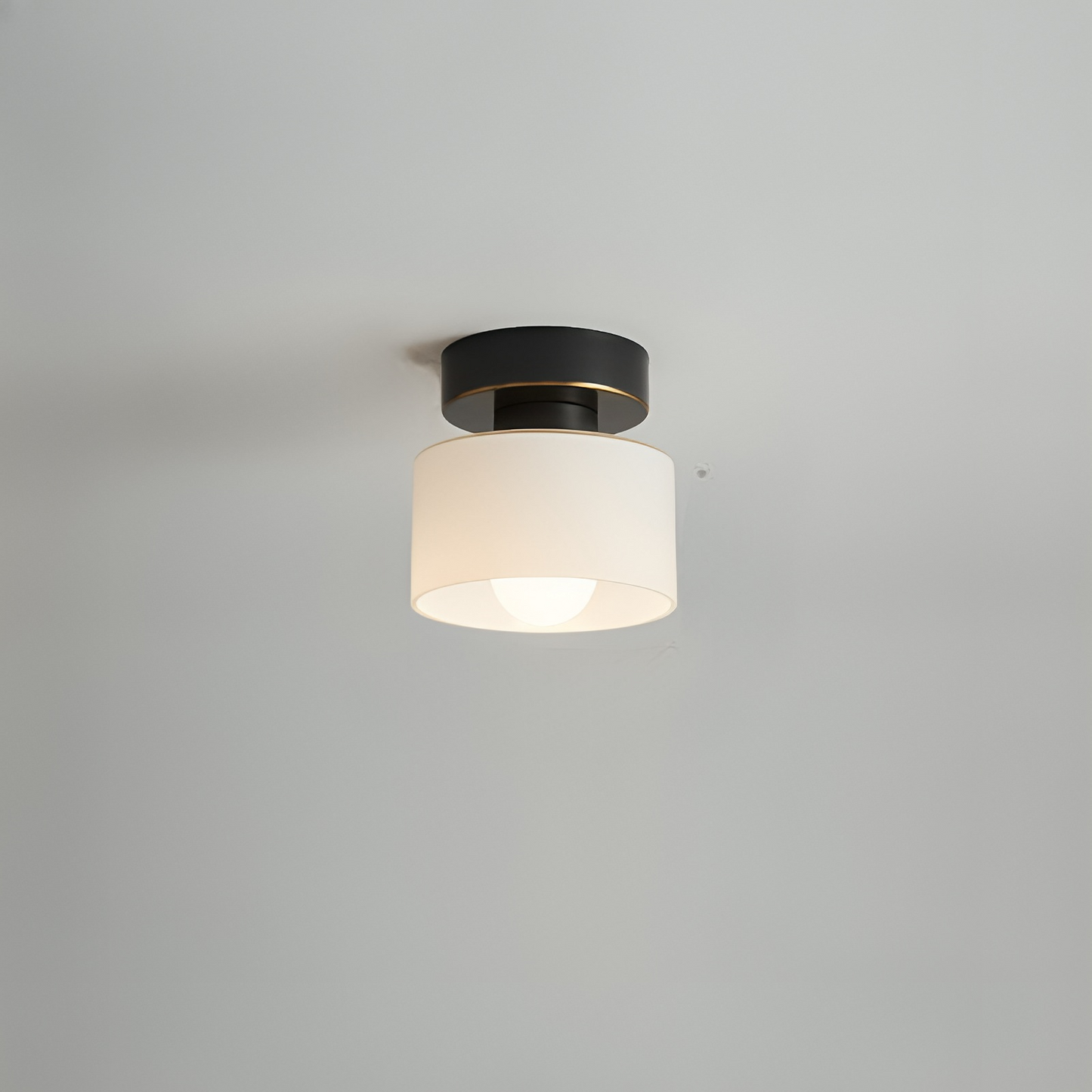 Aurel | Moderne Bauhaus Cilindrische Glas Plafondlamp