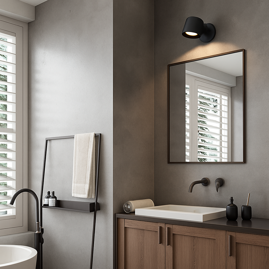 Mistralle | Moderne draaiende sculpturale matte draaibare wandlamp