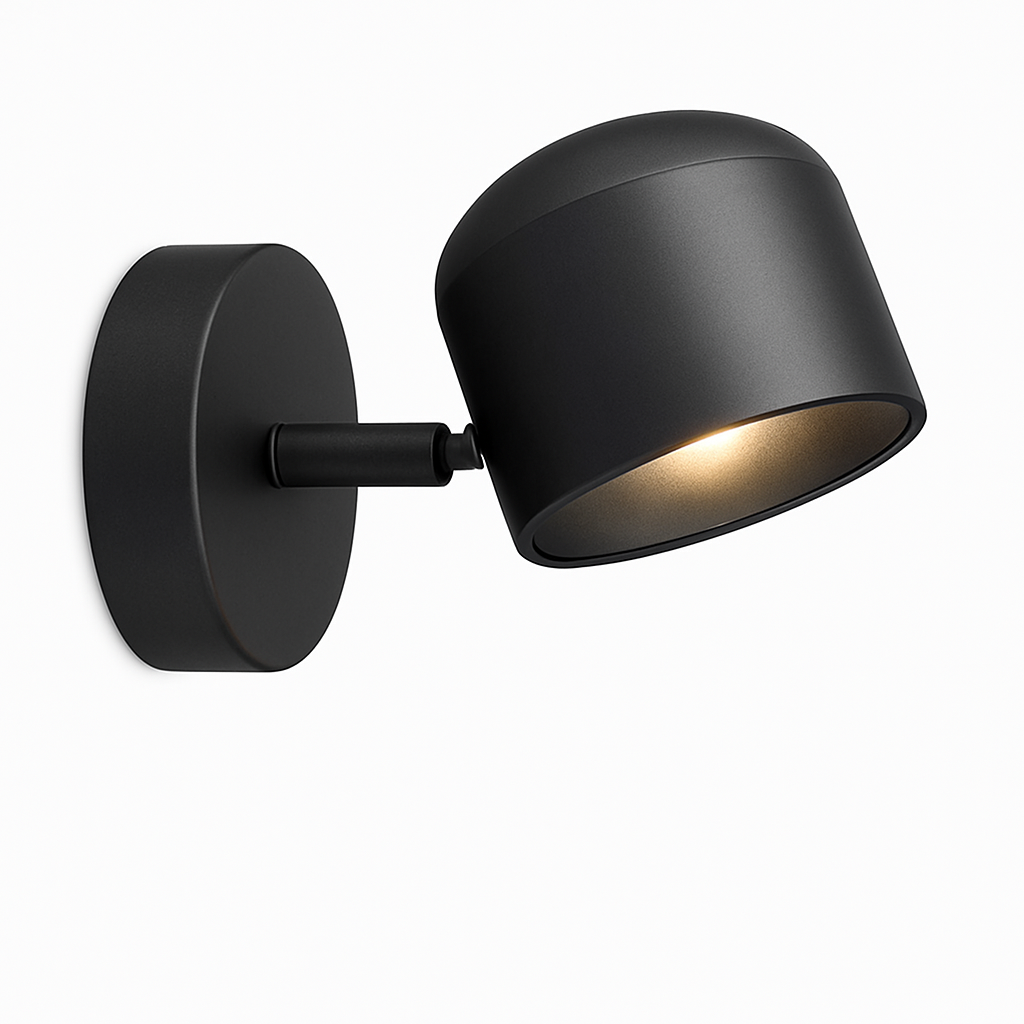 Mistralle | Moderne draaiende sculpturale matte draaibare wandlamp