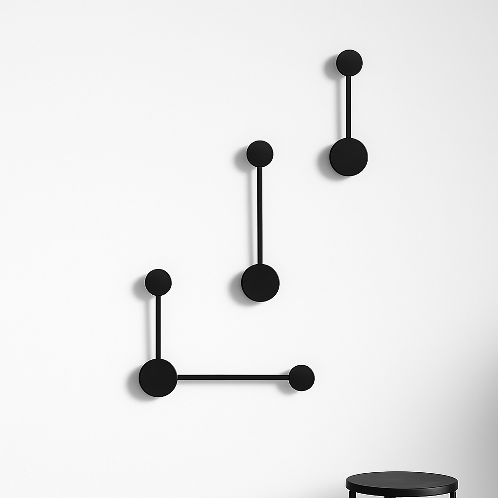 Varinthe | Minimalistische Artistieke Stippen Metalen Wandlamp