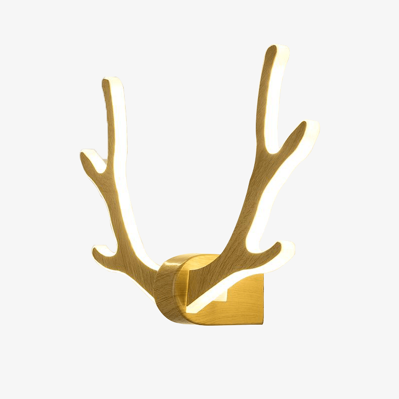 Rylondor | Sculpturale Gewei Silhouet Decoratieve Wandlamp