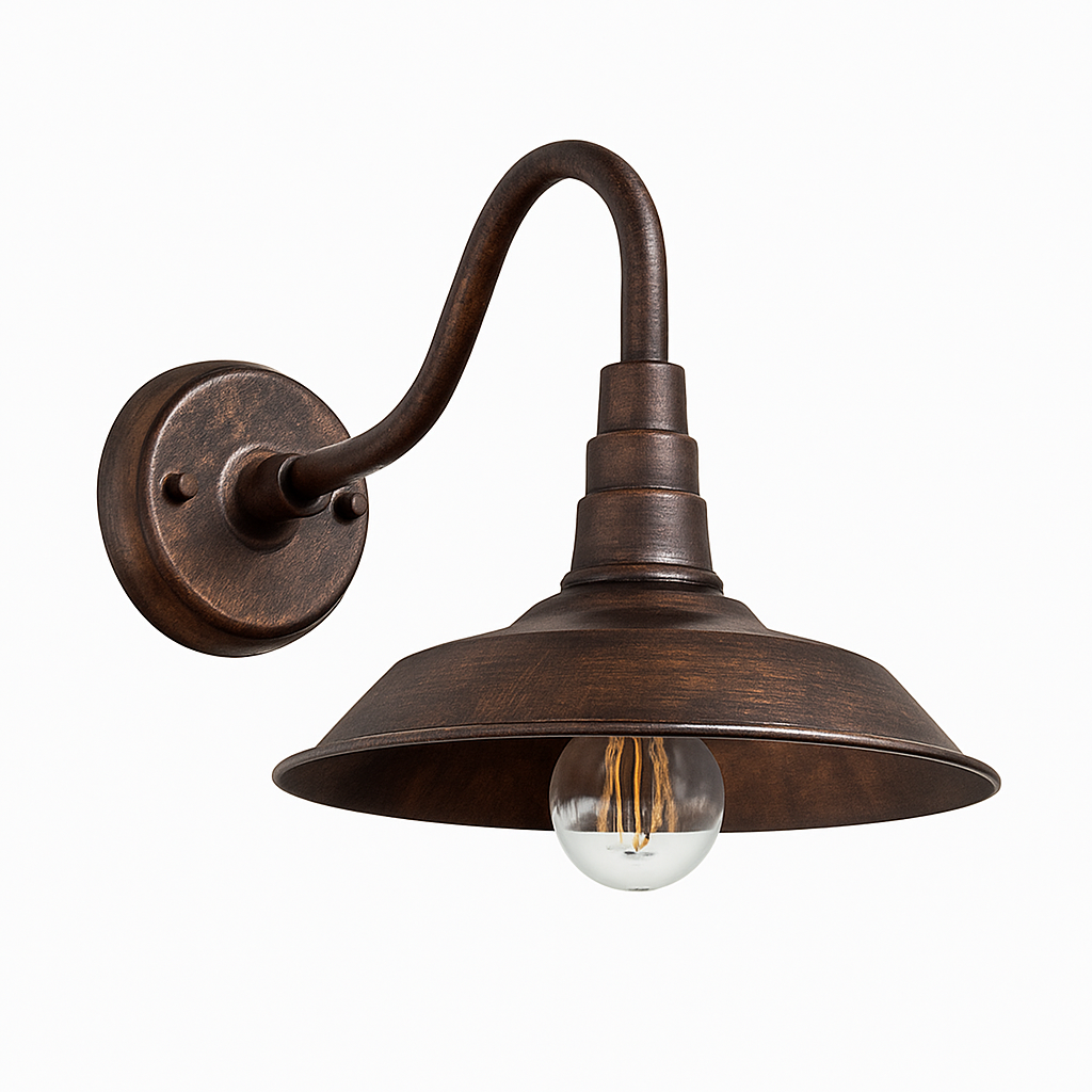 Vezorma| Vintage Rustieke Metalen Lantaarnstijl Buitenwandlamp